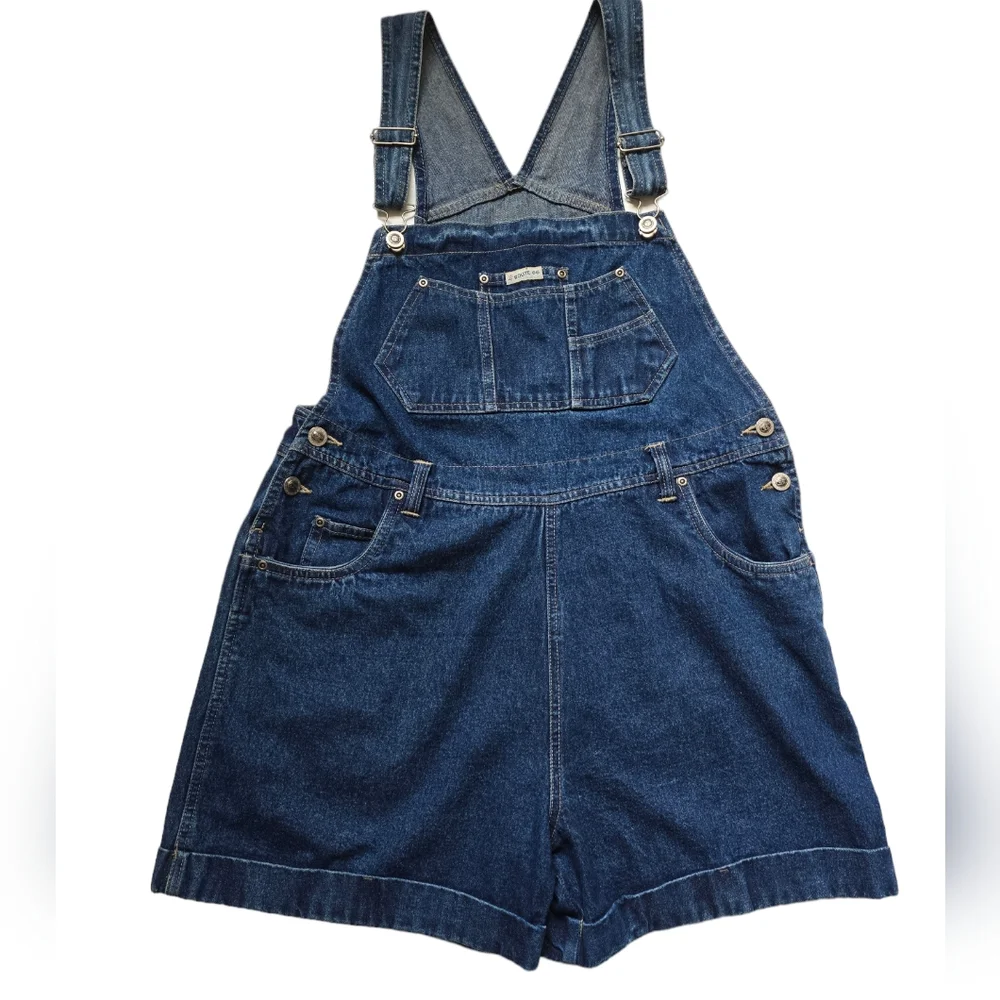 Overalls Router 66 Denim Shorts size L - Picture 2 of 6
